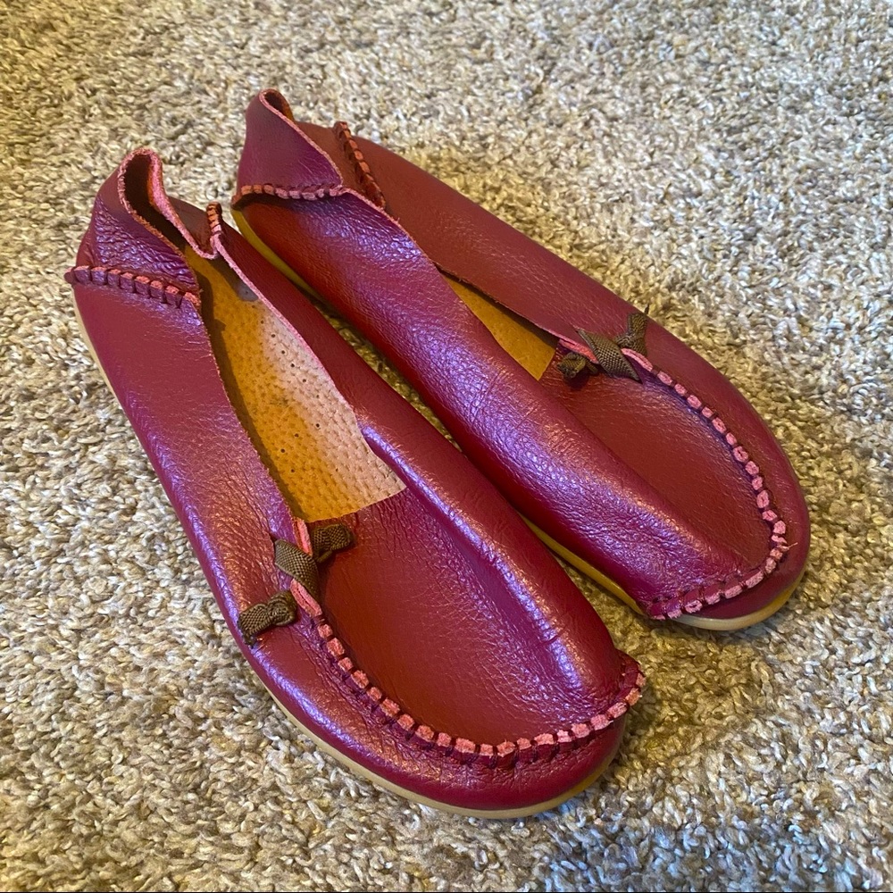 Maroon Loafers